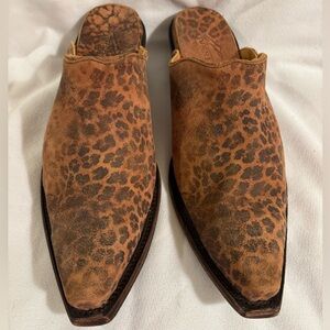 Overland Women's Marie Leather Mules size 10.5